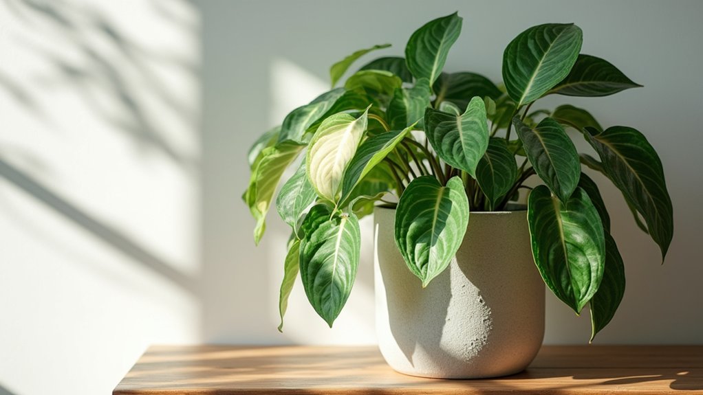 low maintenance variegated indoor plant