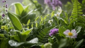 Indoor plants thriving with good airflow and natural light