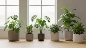 Affordable indoor plants on windowsill enhancing home decor