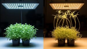 Budget-friendly plants thriving under grow-light shelves