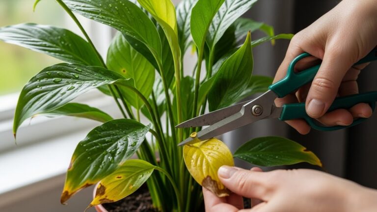 How to Prune a Peace Lily Safely