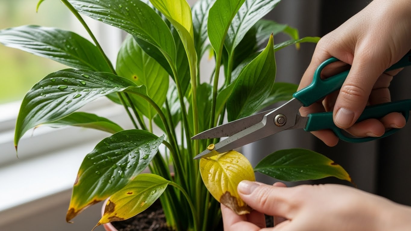 How to Prune a Peace Lily Safely