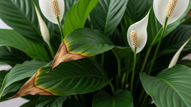 Peace Lily Brown Leaf Tips: Causes and Solutions