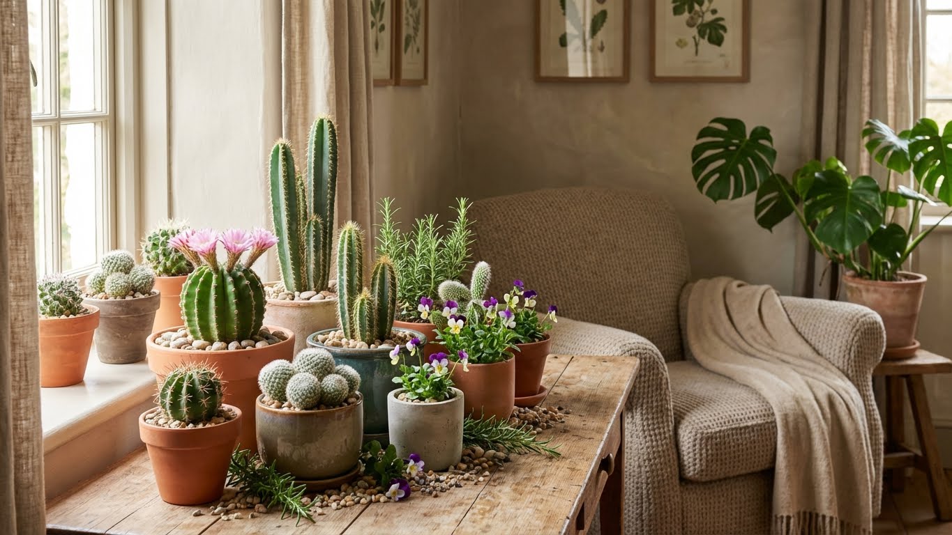 Choosing the Right Cactus Varieties - DIY Mini Cactus Arrangements for Gifts or Decor