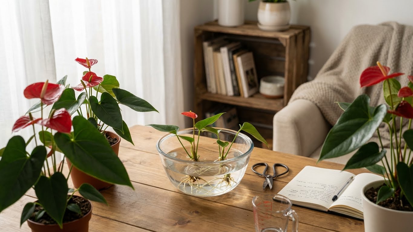 Propagating Anthuriums Through Offsets - Can You Propagate Anthuriums at Home? (3 Easy Ways)