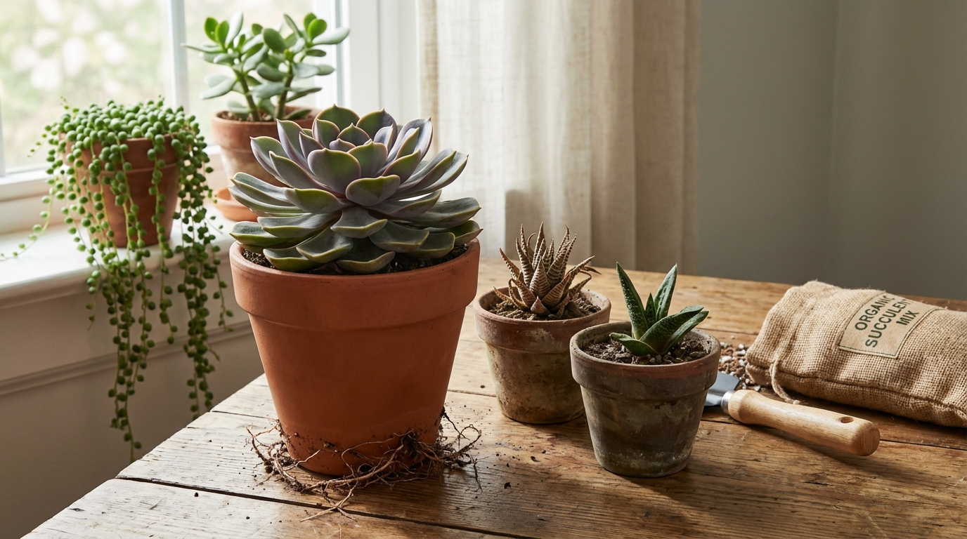 Signs Your Succulent Needs Repotting - Succulent Repotting 101: When and How