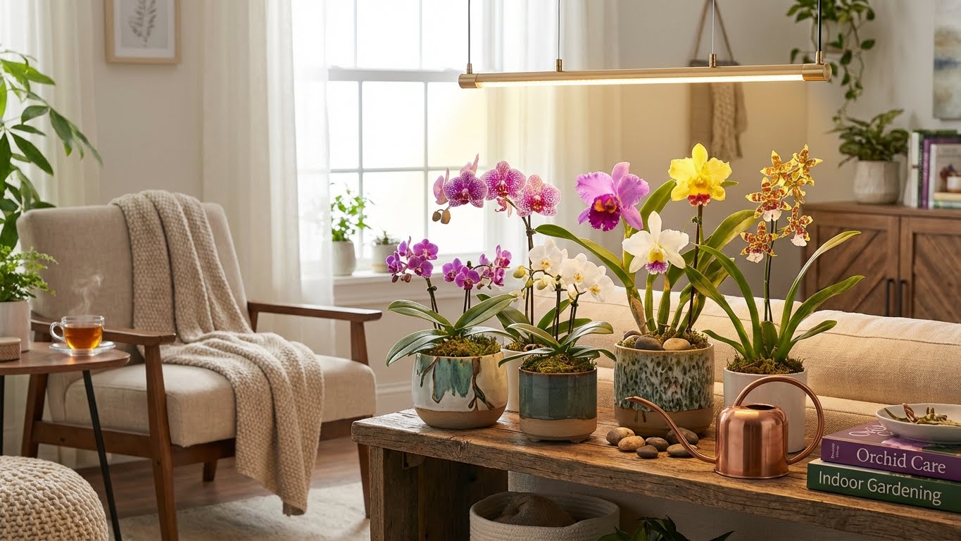 Understanding Orchid Light Requirements - Best Grow Lights for Orchids (and How to Use Them)