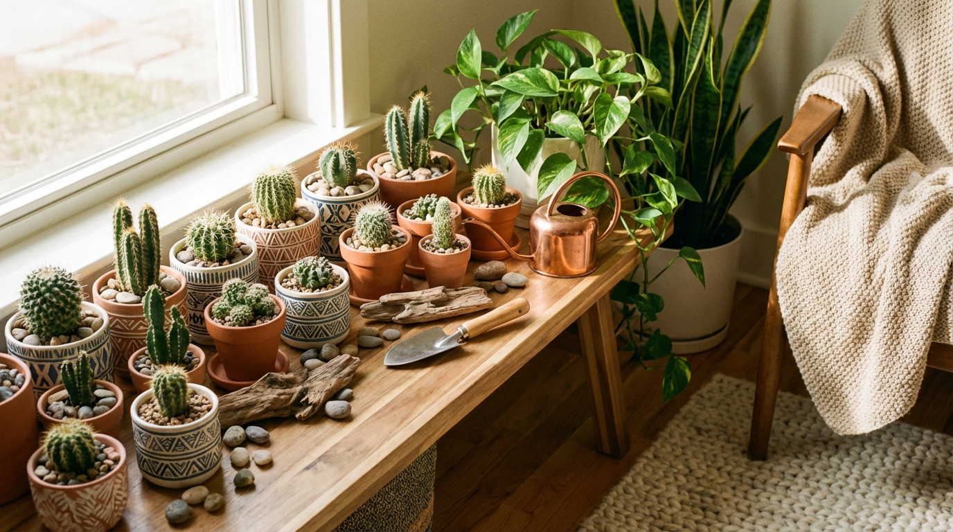 Understanding the Needs of Mini Cacti - The Right Soil Mix for Healthy Mini Cacti