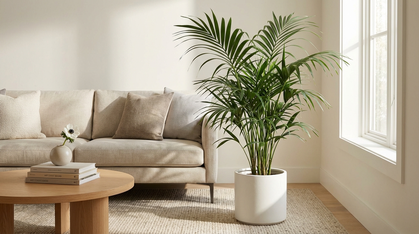 Understanding the Parlor Palm - Styling Parlor Palms in Minimalist Interiors