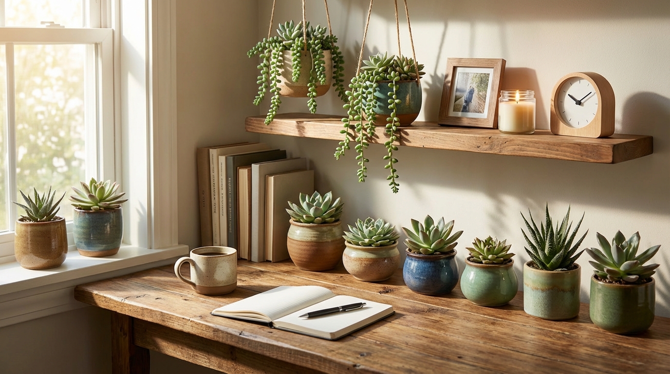 Why Choose Compact Succulents for Your Space - Compact Succulents for Desks and Shelves